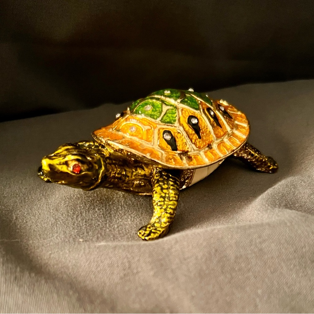 Decorative Turtle Trinket box